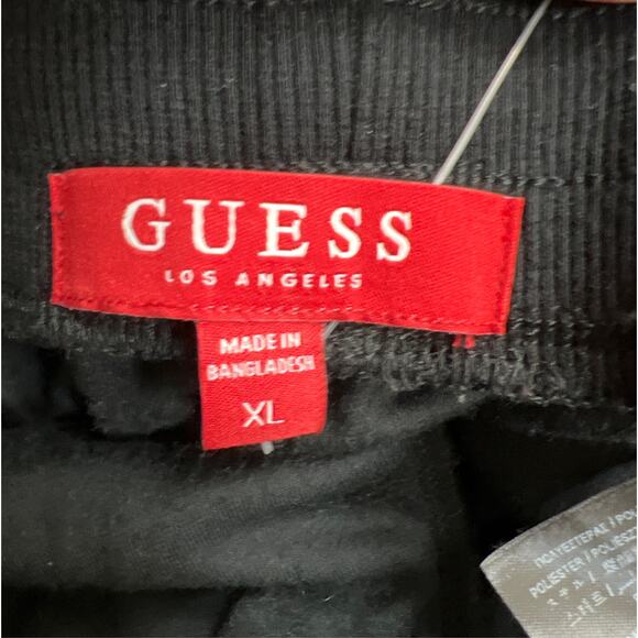 Guess Deck Velour Woman Jogger Black Size XL NWT $49 - Picture 8 of 11